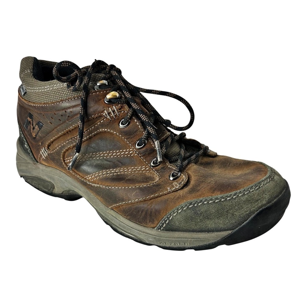 New Balance 1569 Hiking Boots Men 11.5 Brown Gore-Tex Leather Waterproof Camping
